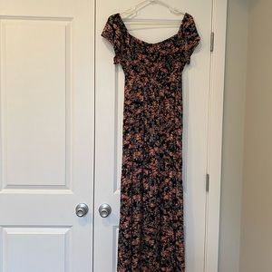 Floral Maternity Maxi Dress
